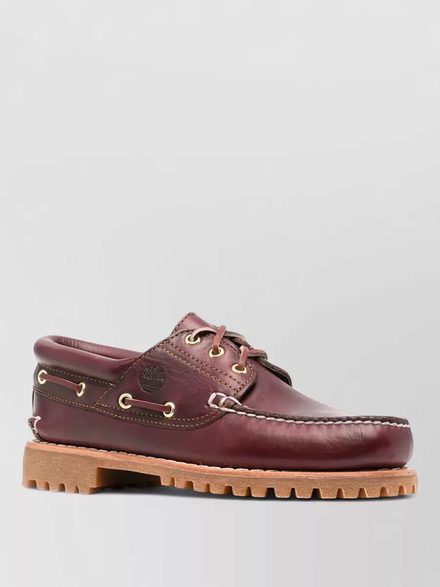 Timberland leather boat shoes