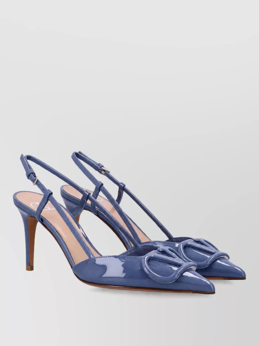 Valentino Garavani leather slingback pumps