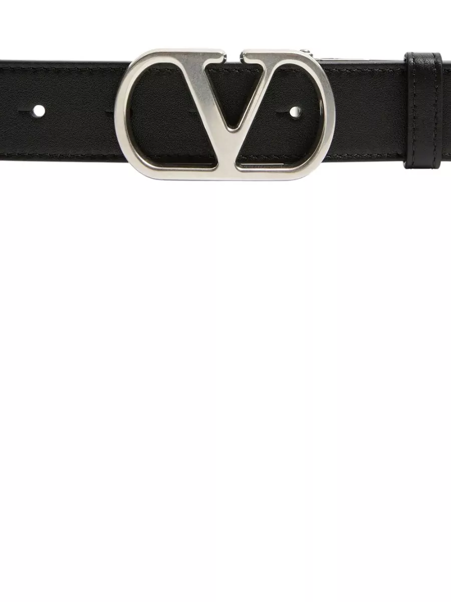Valentino Garavani Leather Reversible Belt