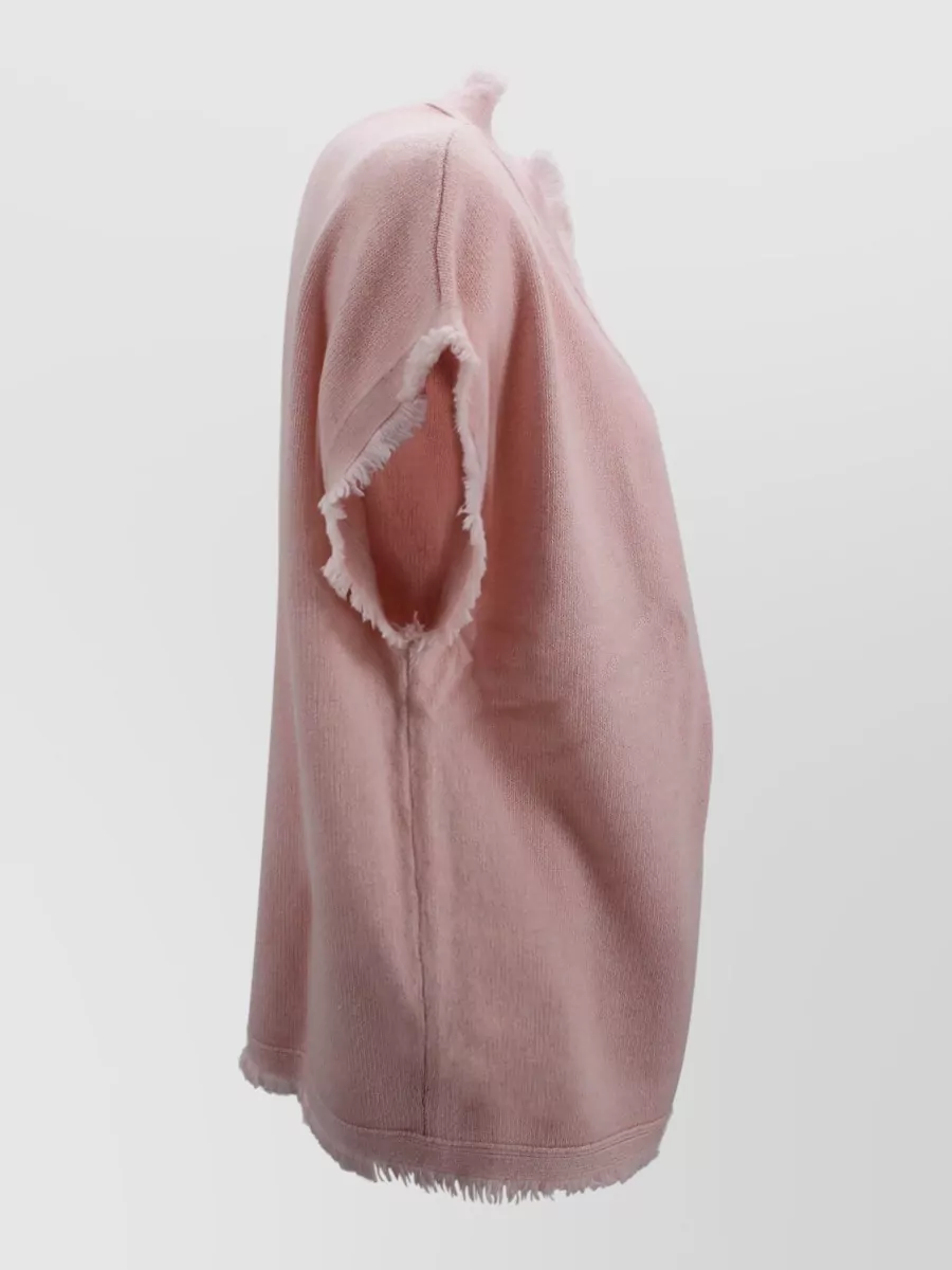 Kujten Cashmere Cropped Oversized Vest