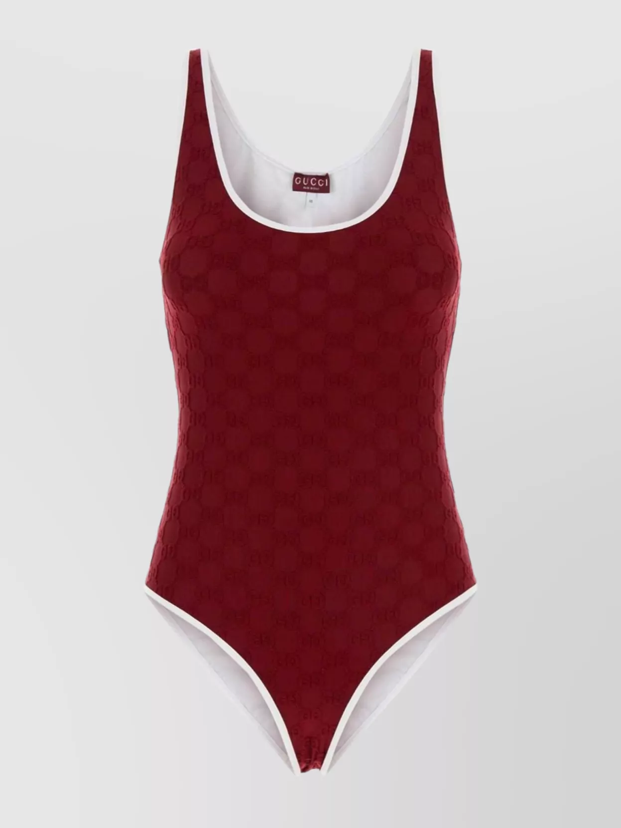 Gucci Scoop Neckline Terry Fabric Swimsuit