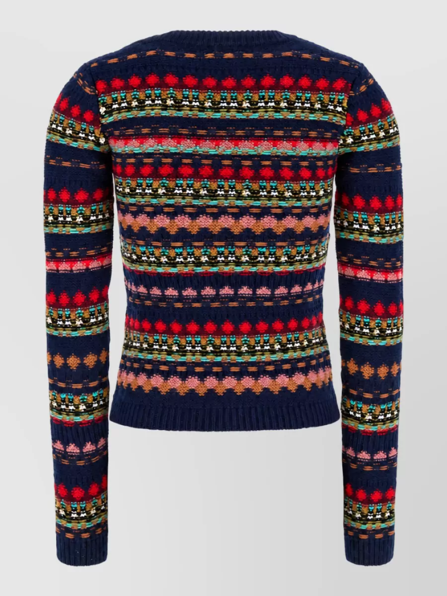 Dries Van Noten Embroidered Wool Jumper