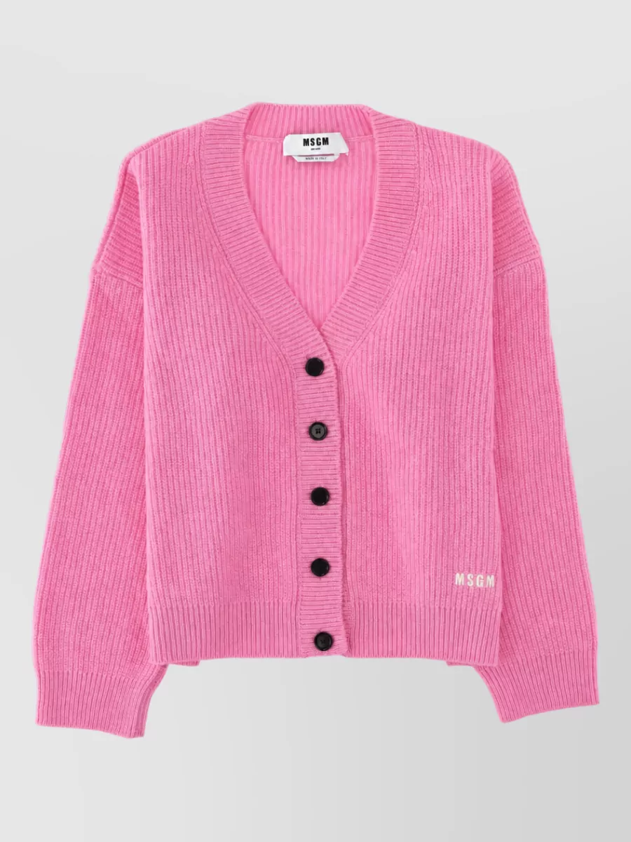 MSGM cashmere wool cardigan