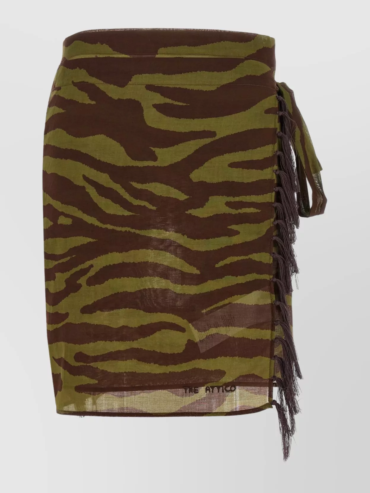 Attico Zebra Print Sarong Wrap Design In Multi