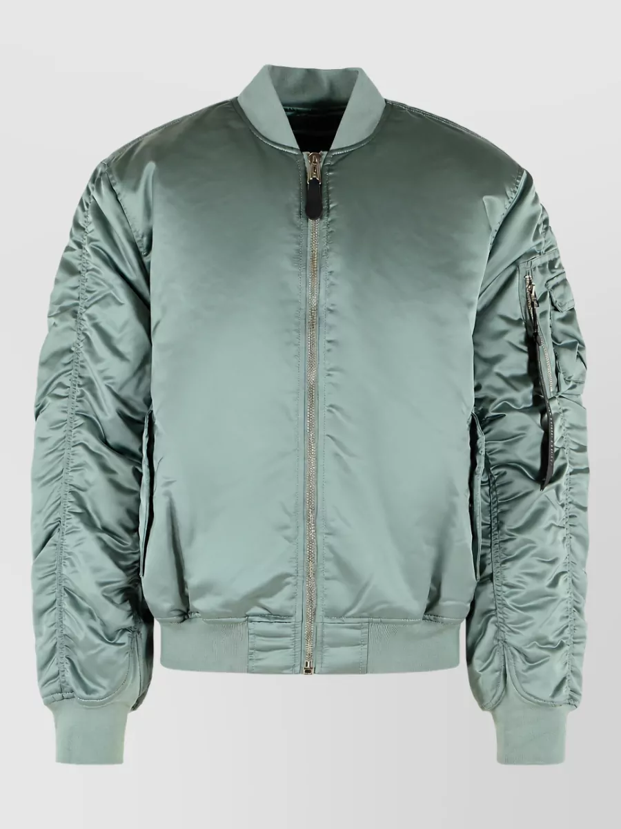 Alpha Industries nylon bomber jacket