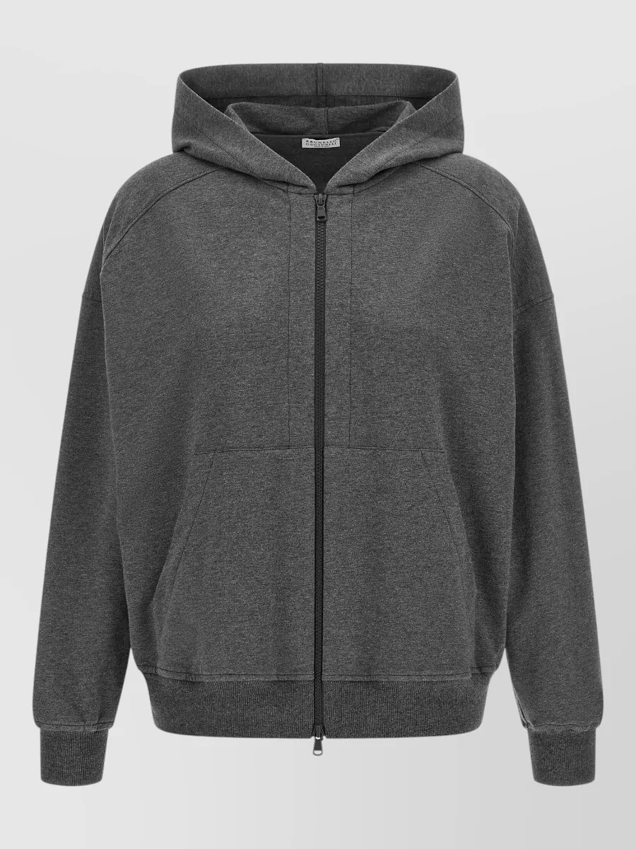 Brunello Cucinelli Cotton Mélange Zip Hoodie