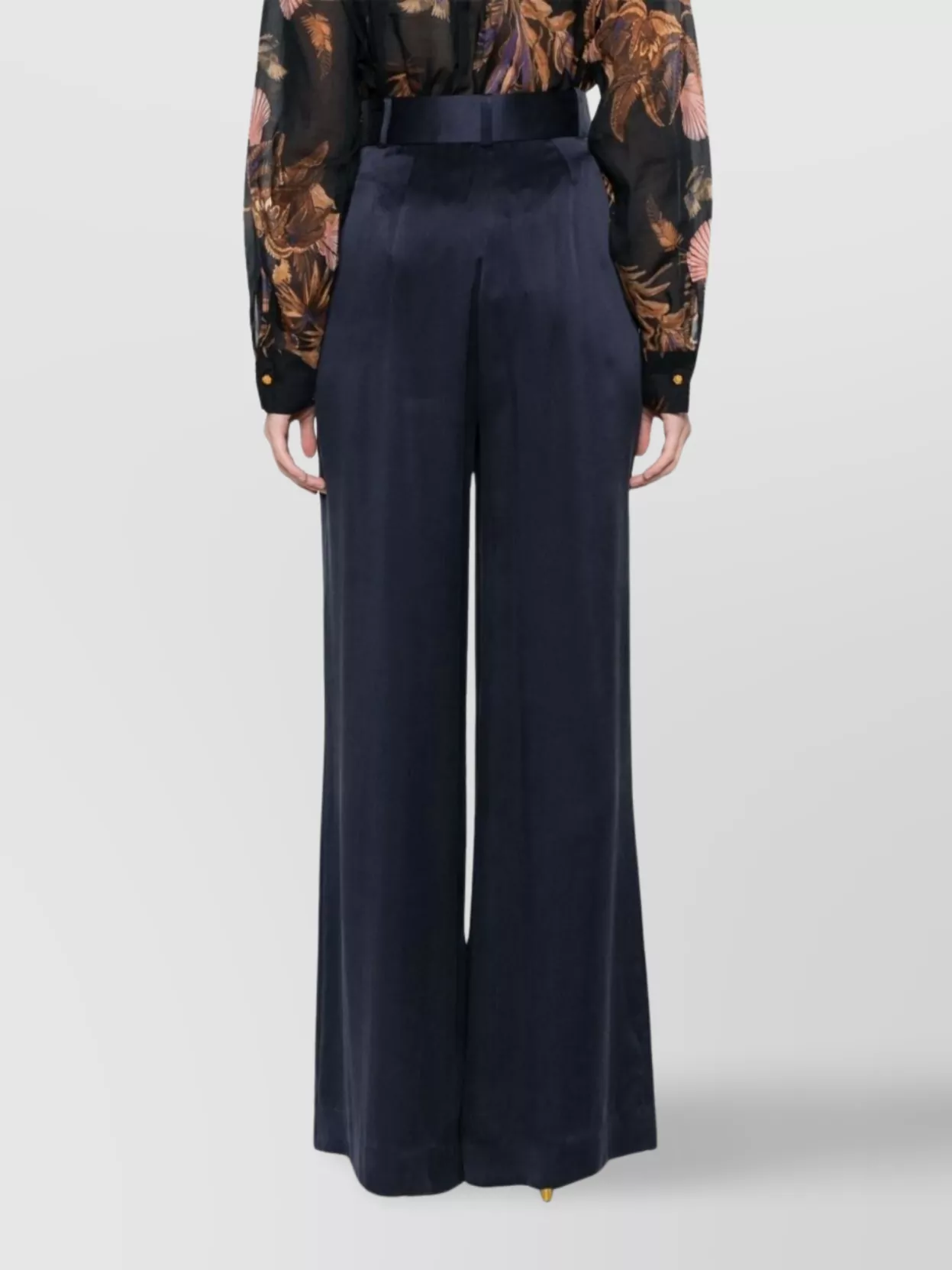 Zimmermann Women's Silk Palazzo Pants In Blue