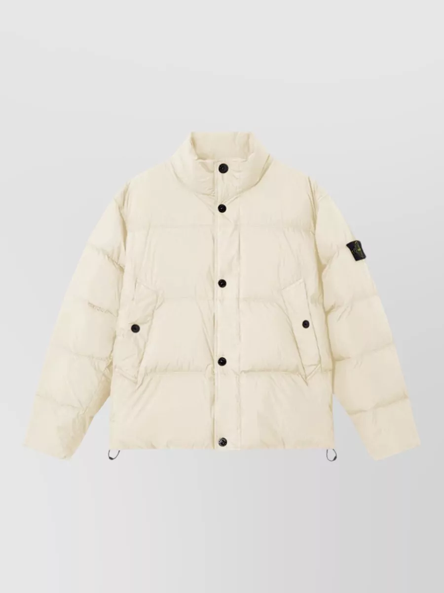 Stone Island Padded stand collar coat