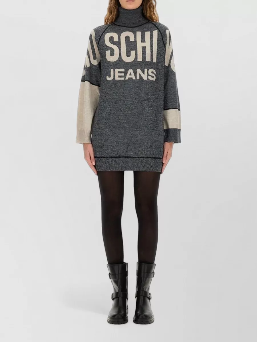 Moschino Virgin wool knitted dress