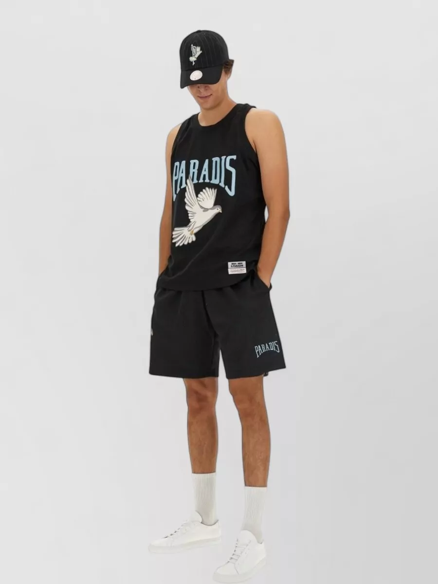 3.paradis logo-print deck shorts
