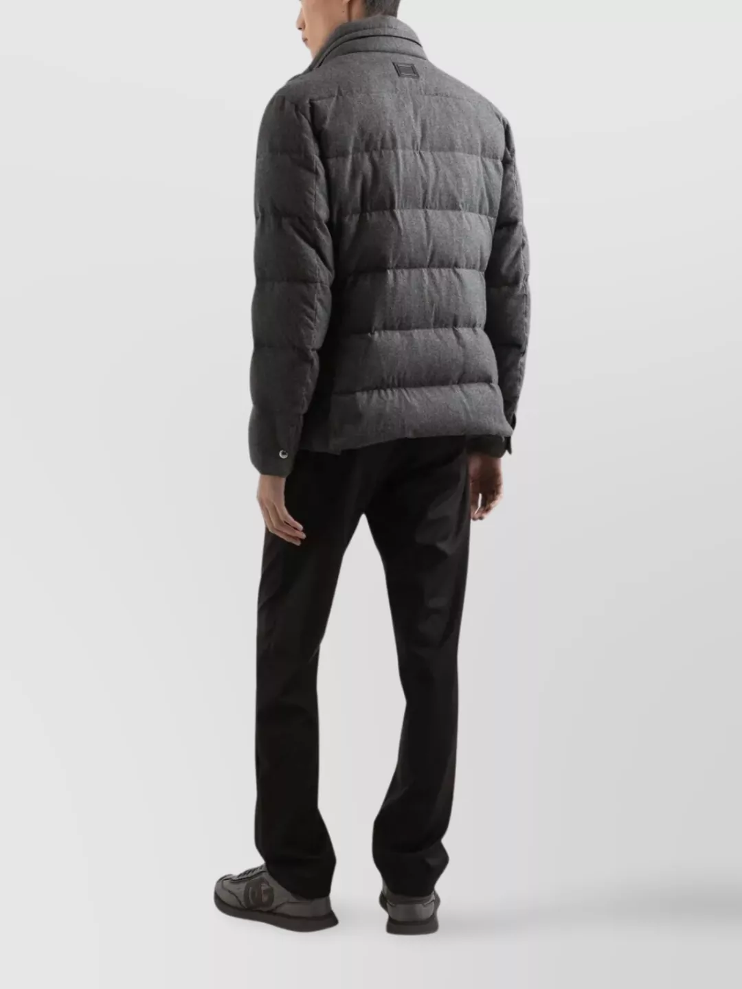 Dolce & Gabbana Drawstring-waist Wool Blend Tapered Trousers Clothing