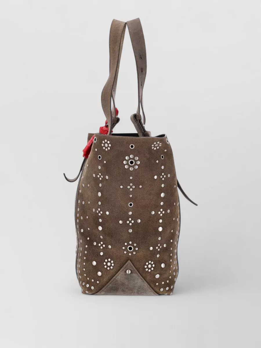 Golden Goose Golden Logo Leather Tote Bag