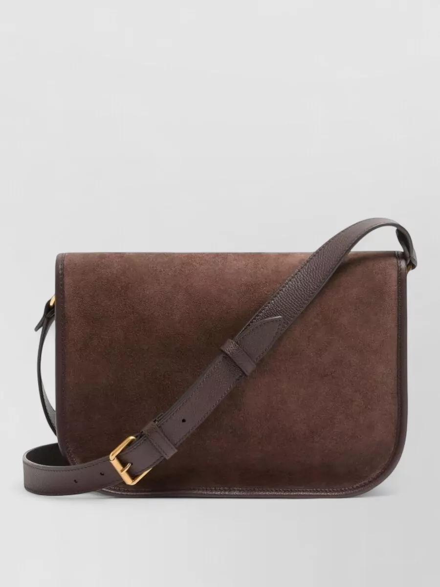 Valentino Garavani Antibes Suede Shoulder Bag