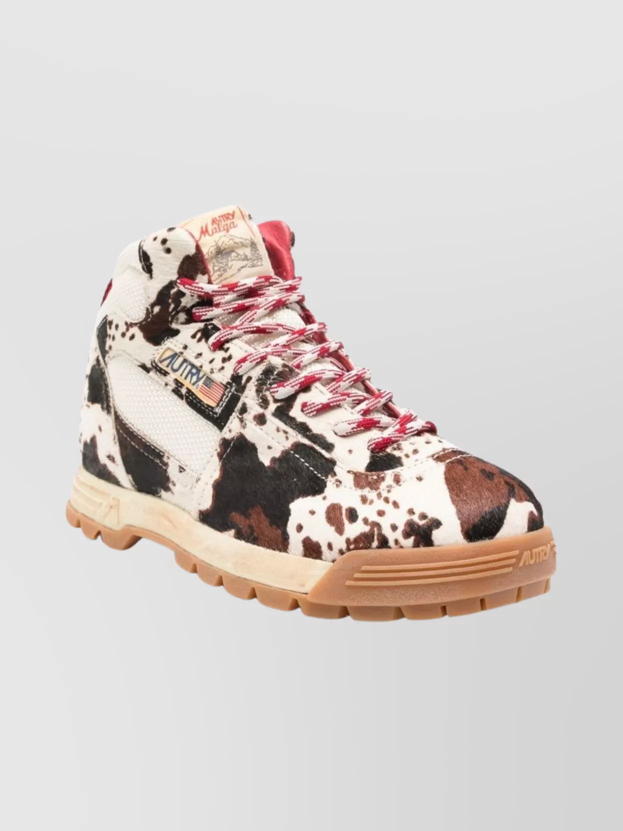 Autry High-top Patterned Ankle Length Boots In Multi