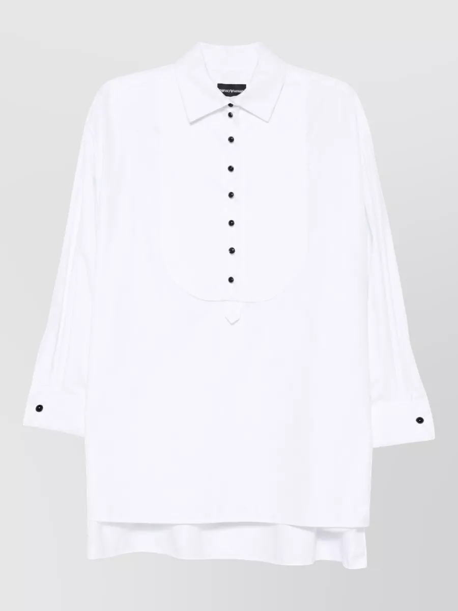 Emporio Armani cotton long-sleeve shirt