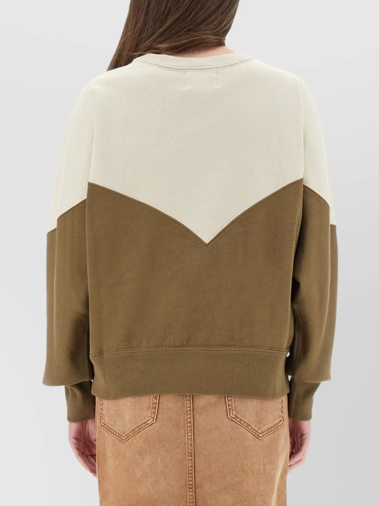 Isabel Marant Etoile Crew Neck Color Block Knitwear