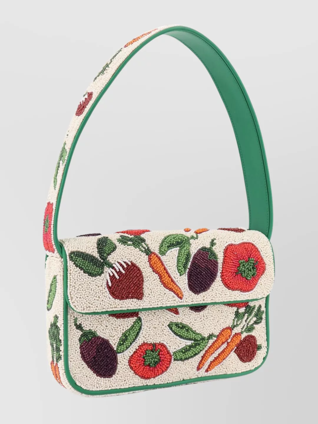Staud Tommy Beaded Bag Shoulder Bag With All-over Beads