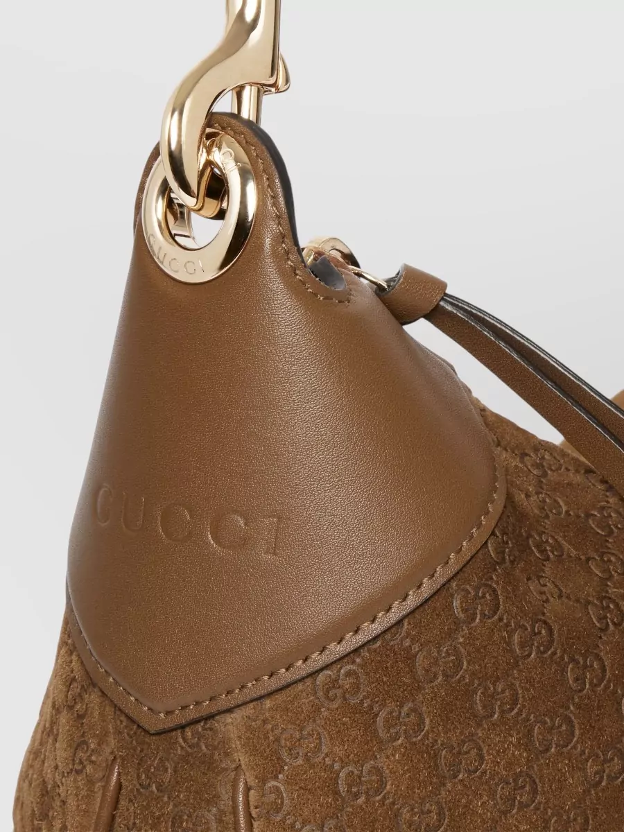 Gucci Dafne Micro Suede Crossbody Bag