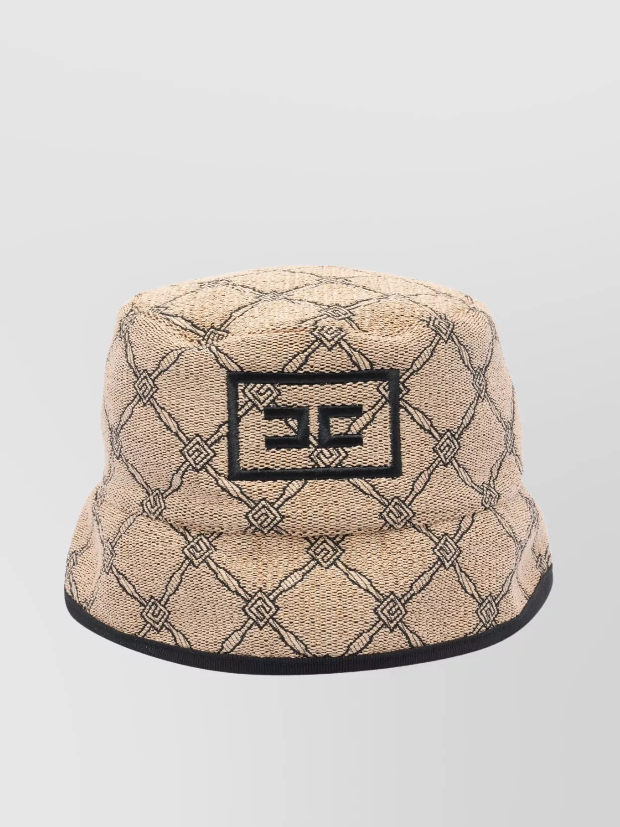 Elisabetta Franchi Logo Baseball Cap Wide Brim