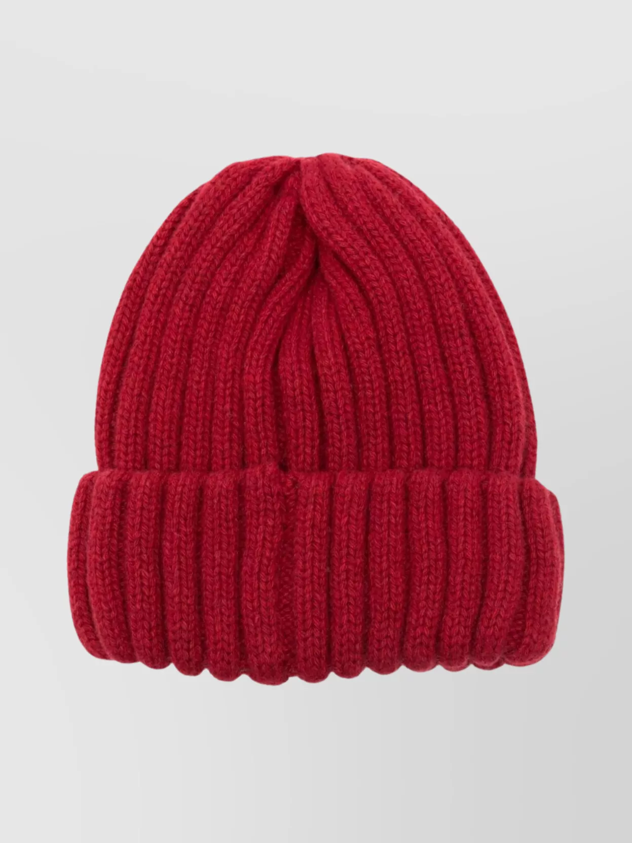 Borsalino Cashmere Beanie Featuring Folded Cuff