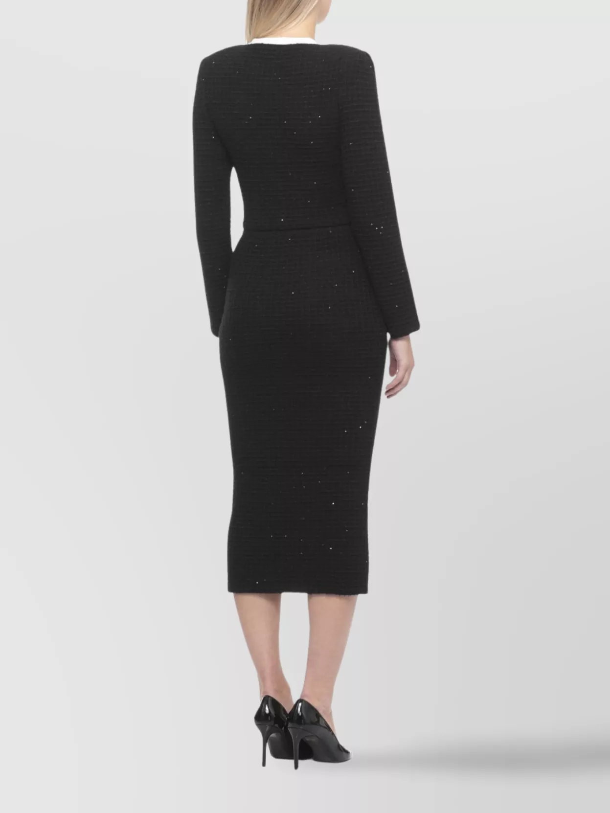 Self-Portrait Sequin Embellished Floral Blazer