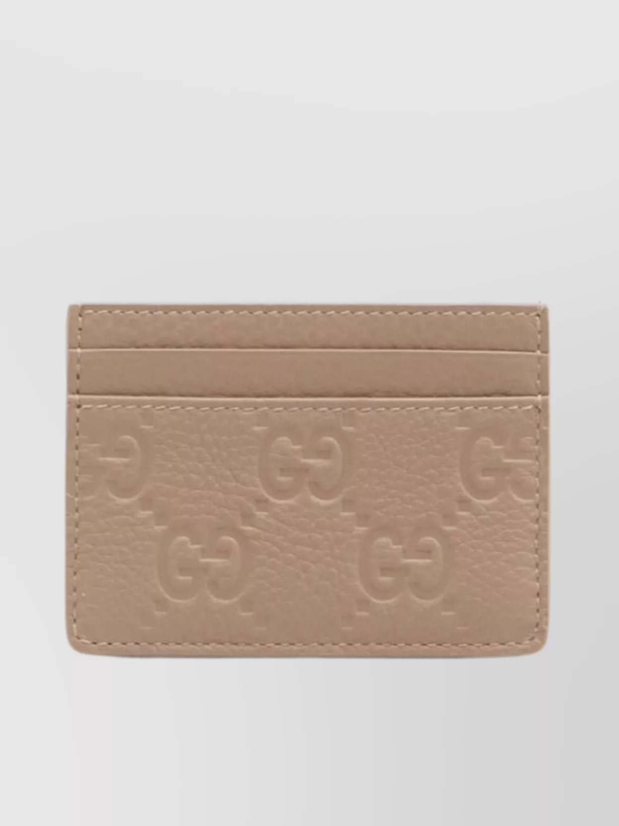 Gucci Emblem Compact Leather Card Case