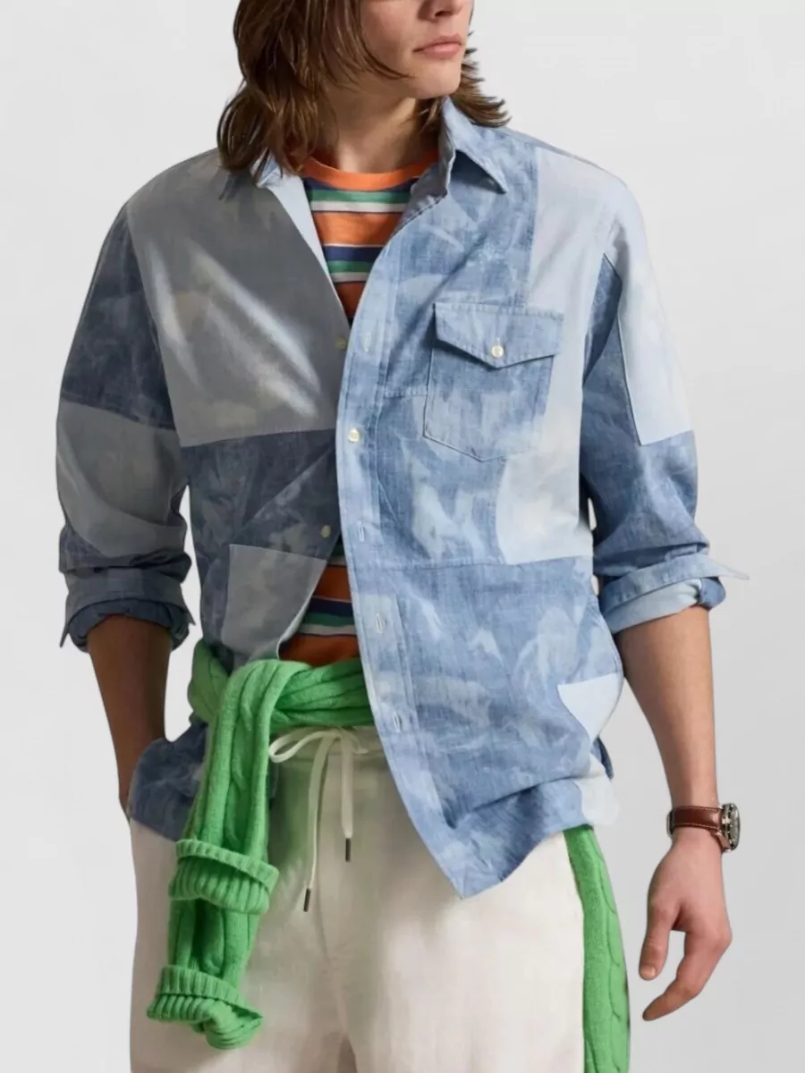 Polo Ralph Lauren Patchwork Cotton Shirt