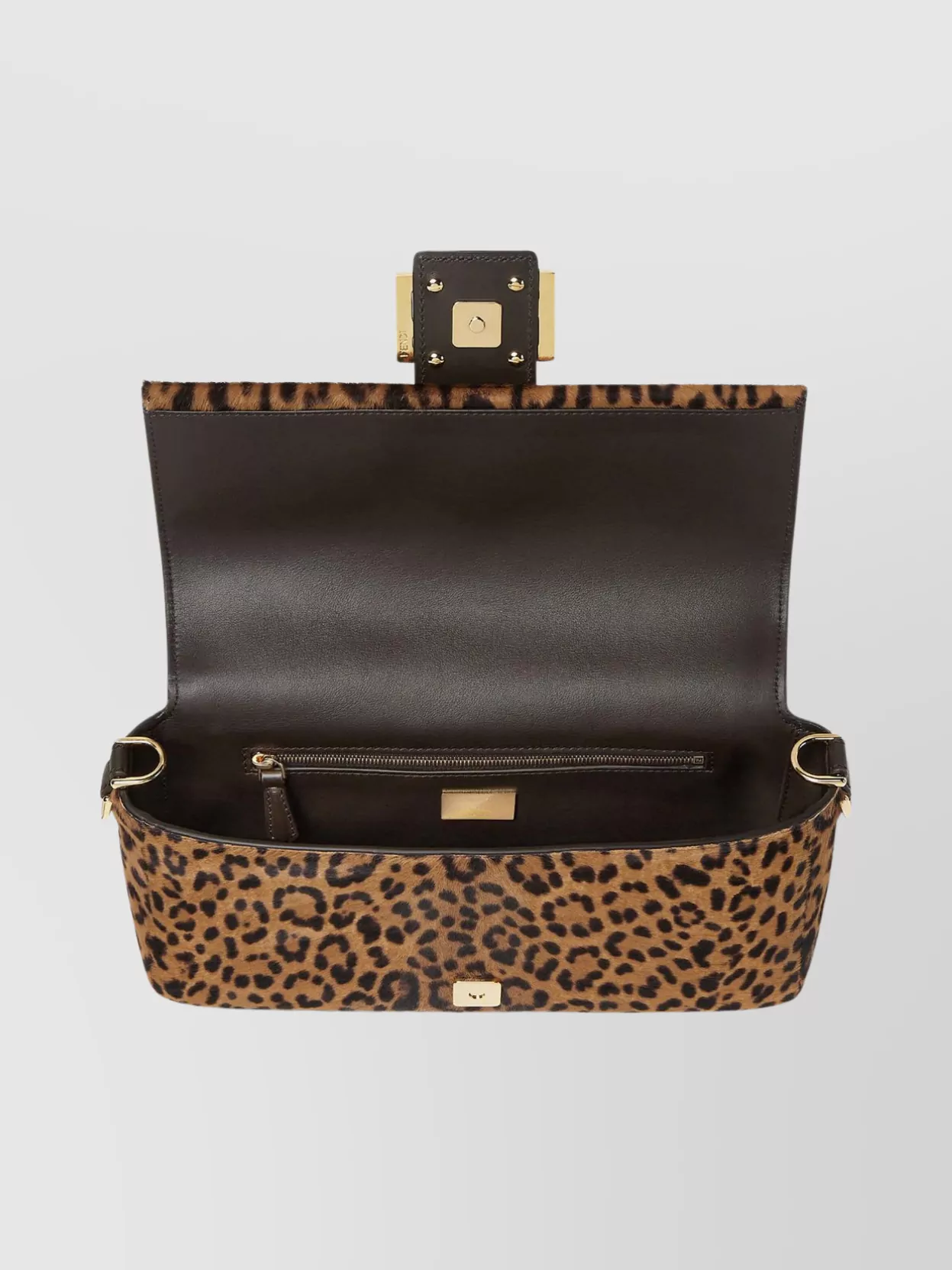 Fendi Baguette Shape Shoulder Bag With Detachable Strap
