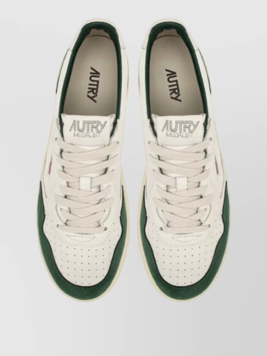 Autry Suede Leather Low-Top Sneakers