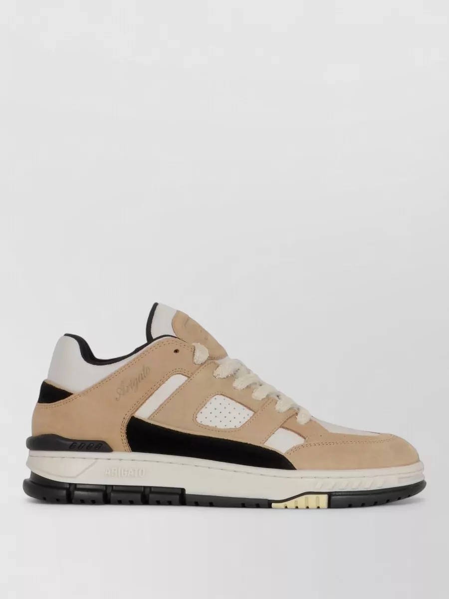 Axel Arigato Nubuck Leather Low-Top Sneakers