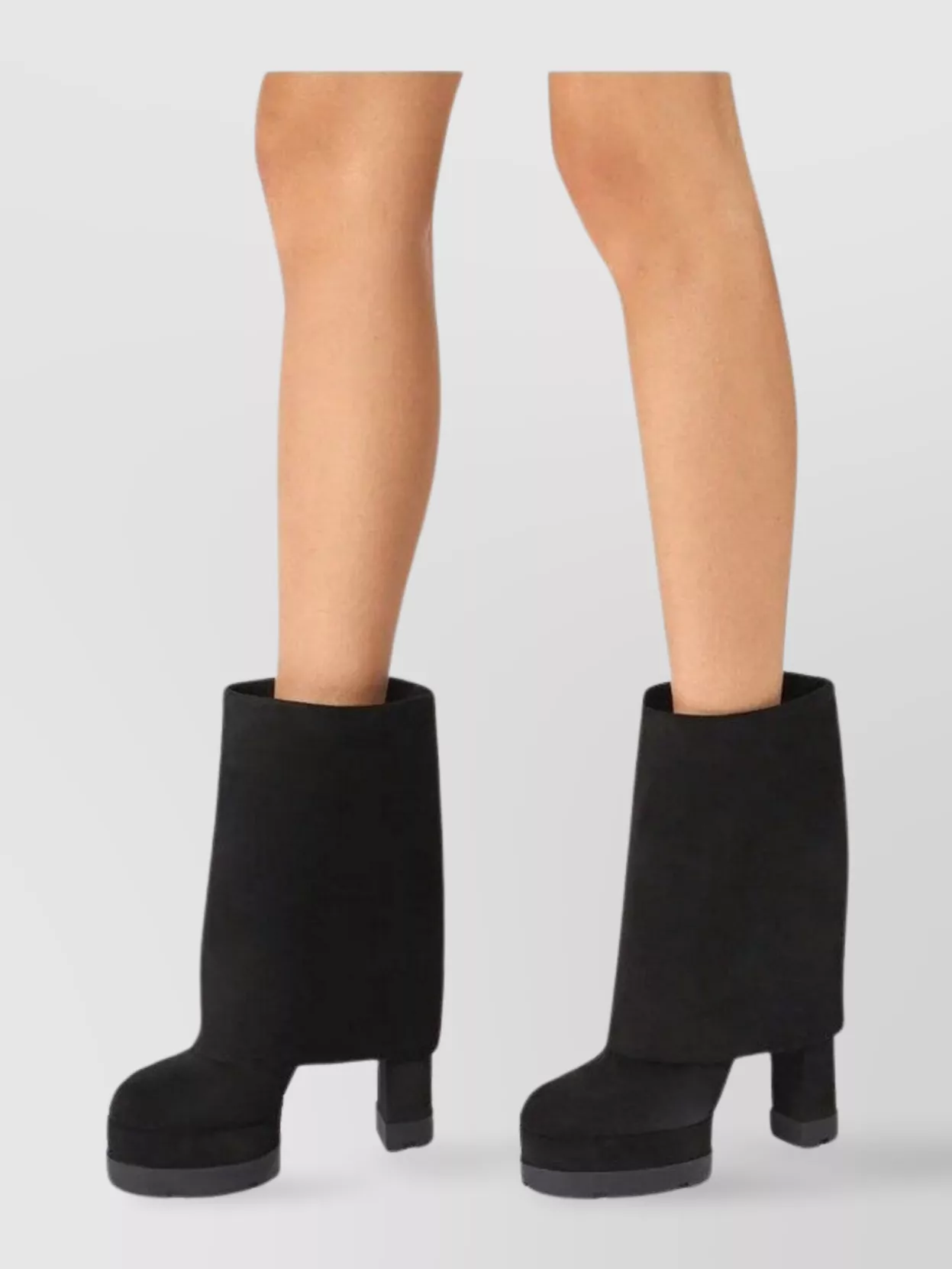 Casadei Ankle Boots With Platform And Block Heel In Black