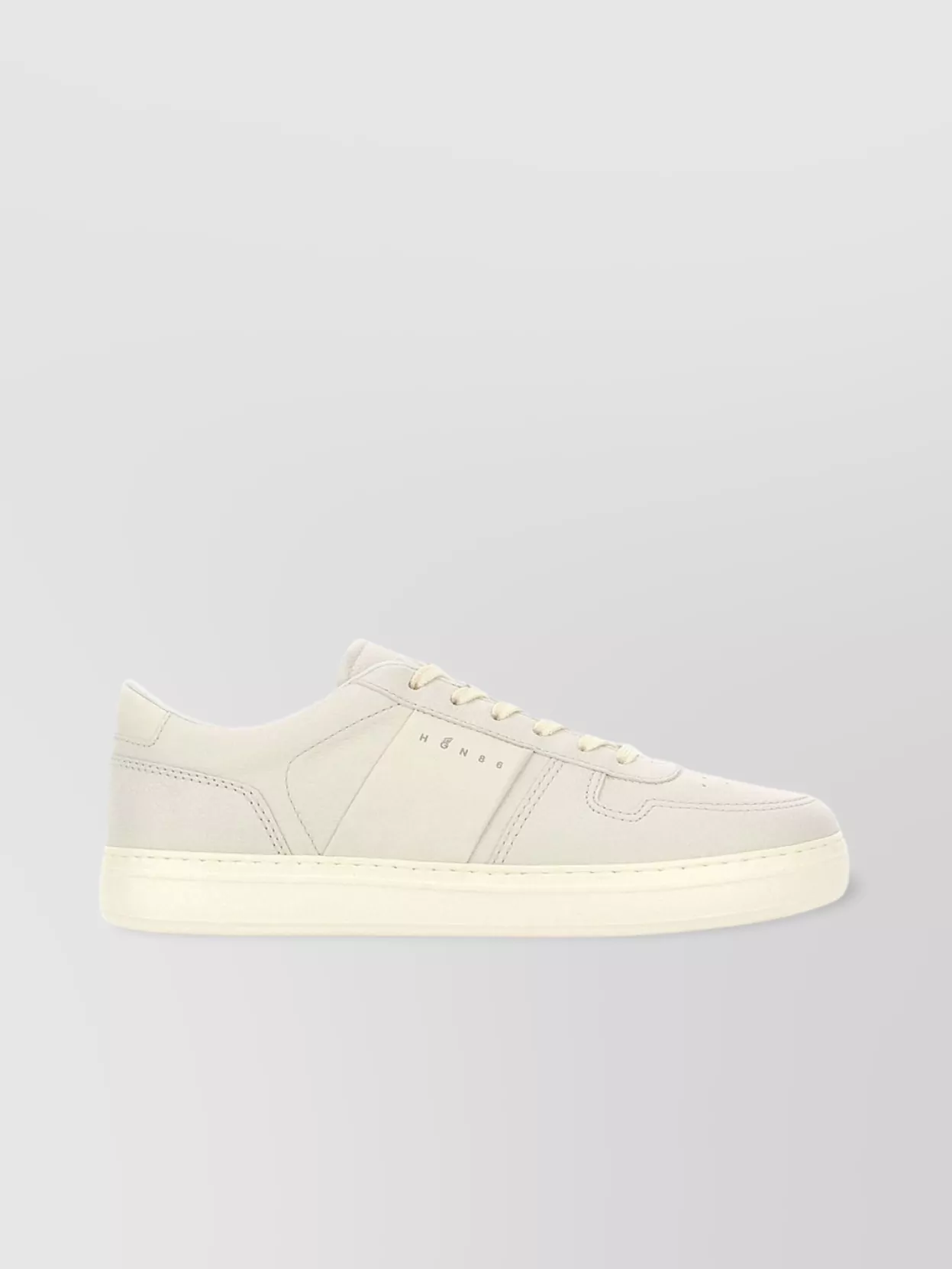 Hogan Leather Sneakers With Logoed Insert And Padded Ankle