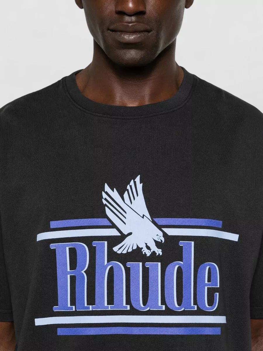 Rhude Cotton Regular-Fit Printed T-Shirt