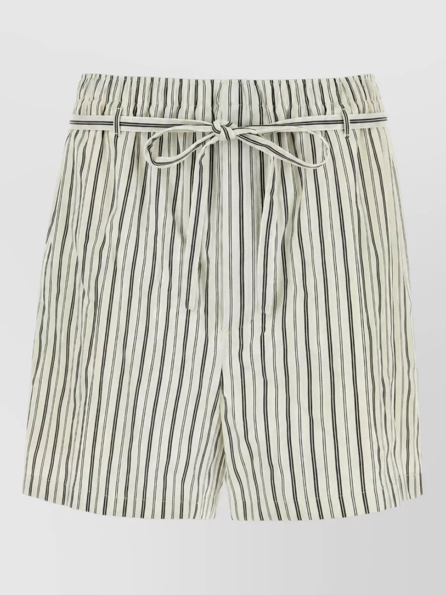 Saint Laurent cotton embroidered bermuda shorts