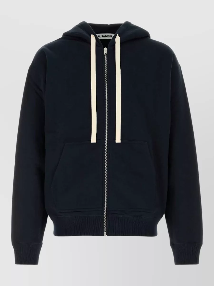 Jil Sander cotton hooded jacket