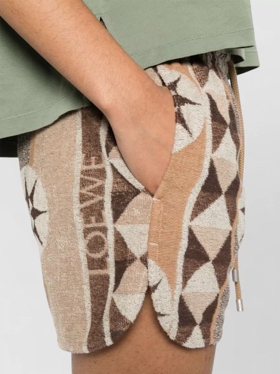 Loewe Paula's Ibiza Jacquard Knee-Length Shorts