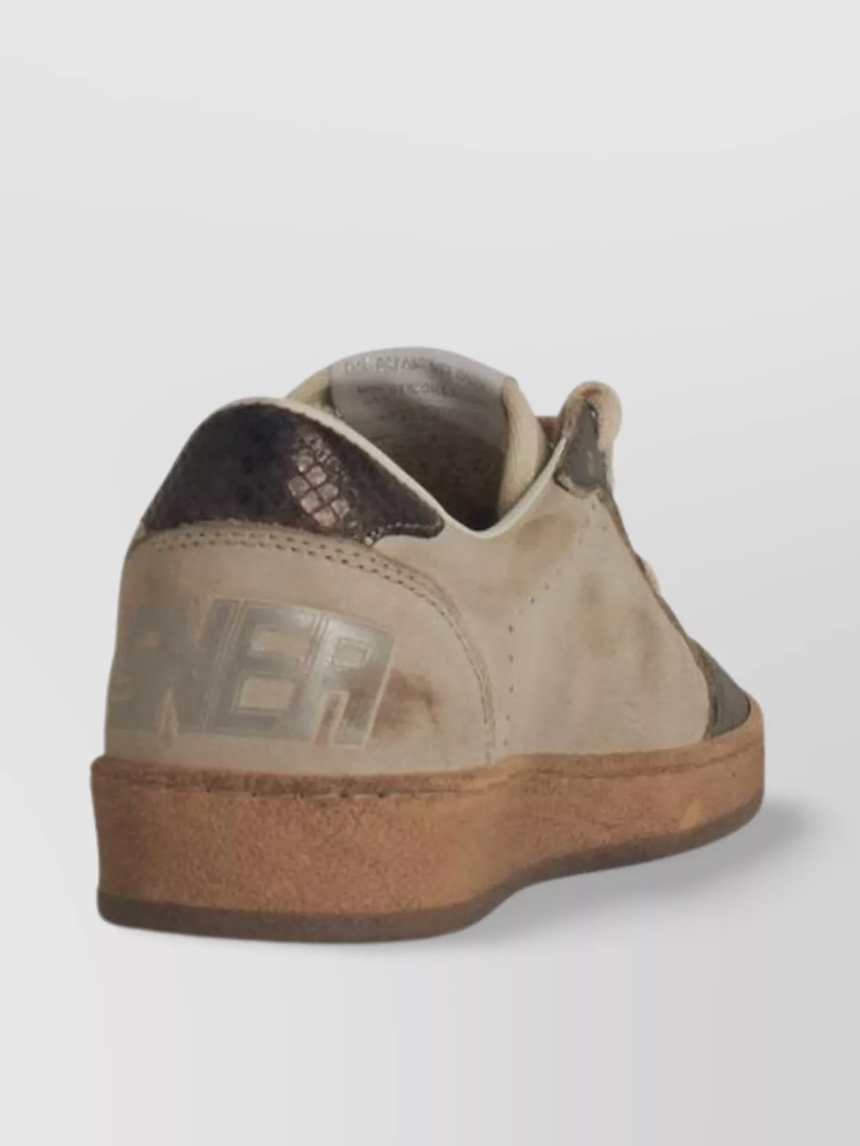 Golden Goose 'star Detail' Leather Sneakers With Perforated Accents