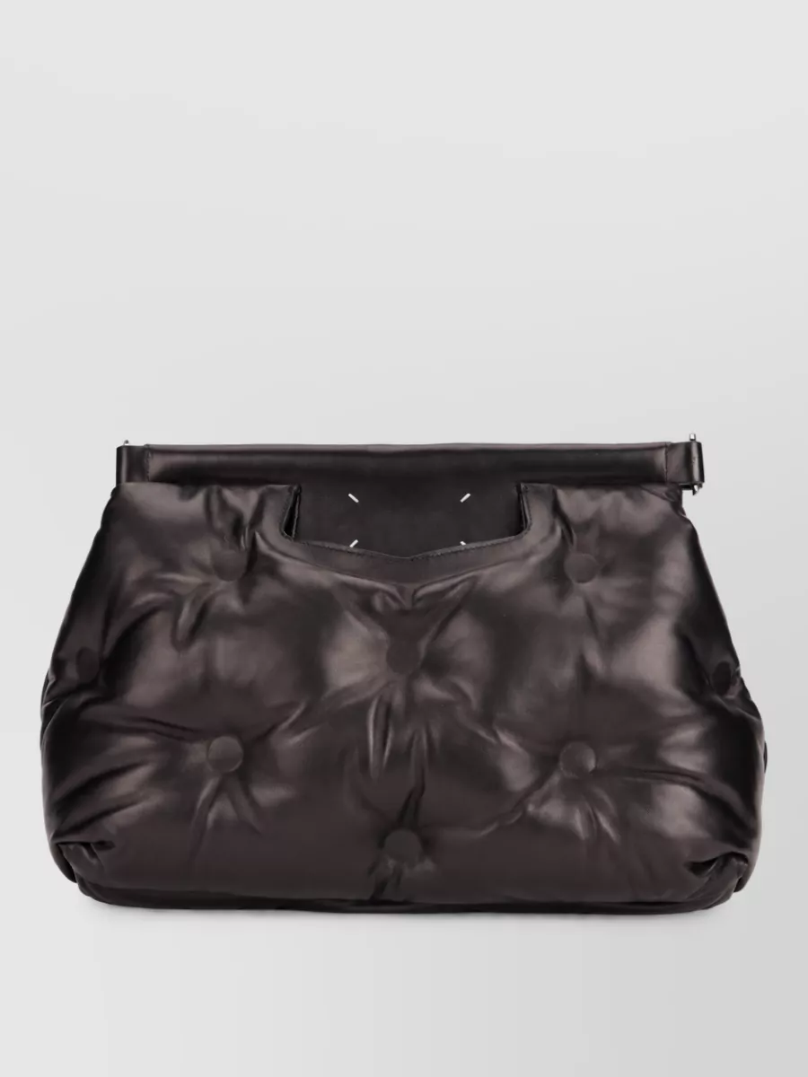 Maison Margiela glam slam leather shoulder bag