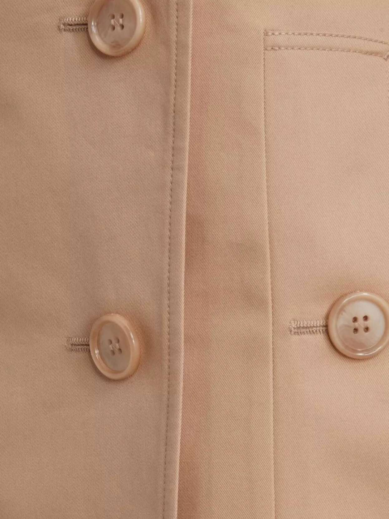 Burberry High Waist Button Detailing Front Pockets Skirt