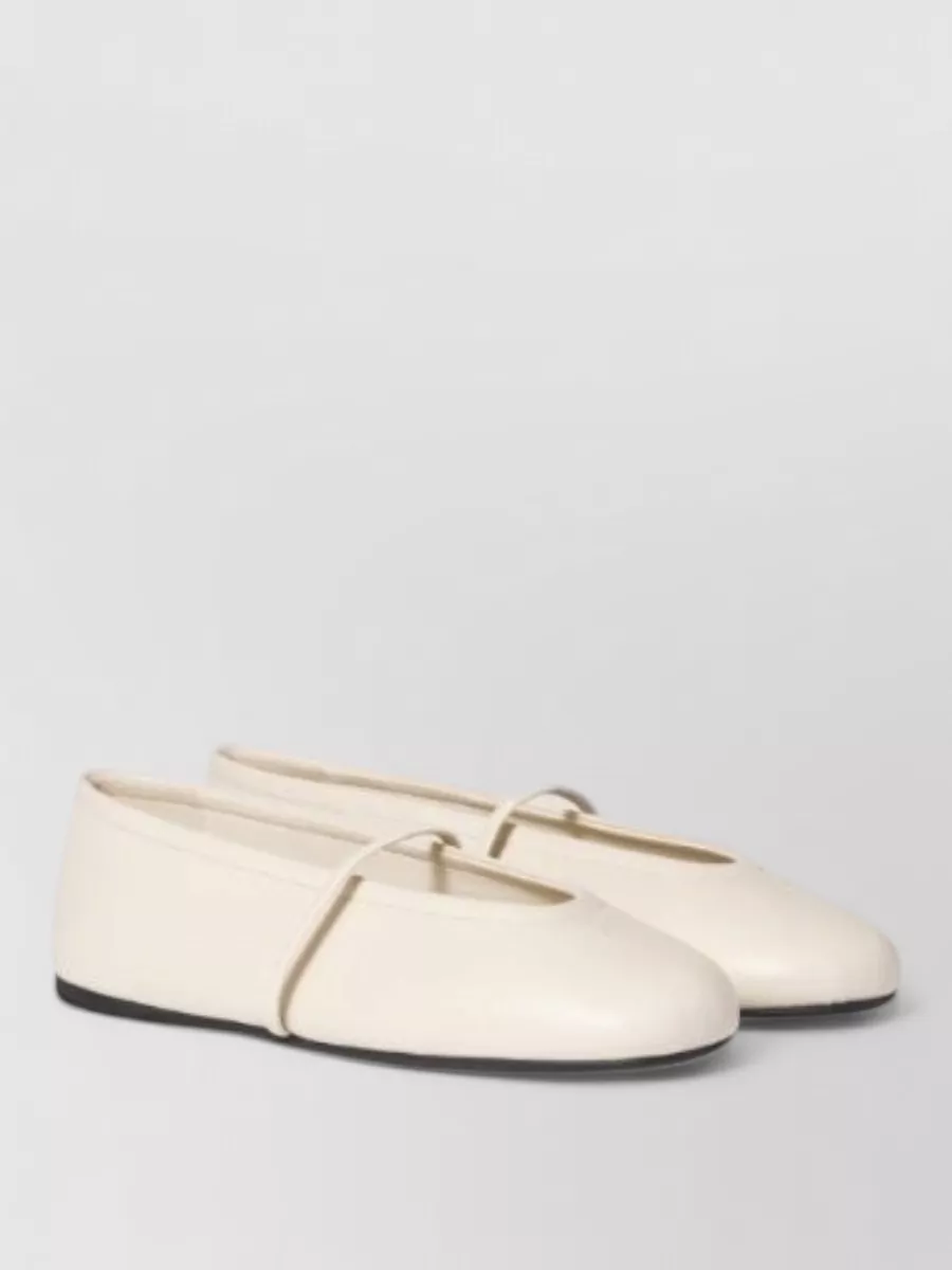 Miu Miu leather ballerina shoes