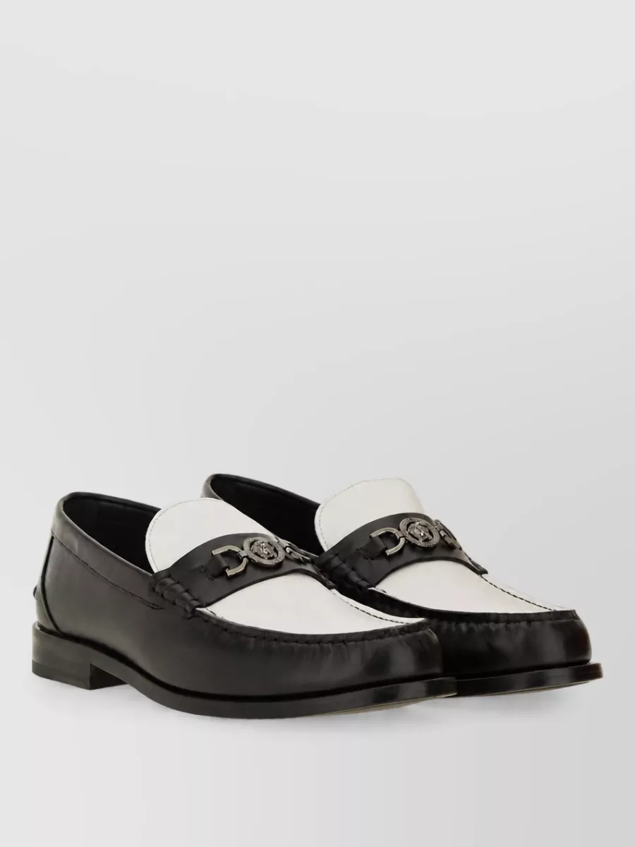 Versace Leather Loafers