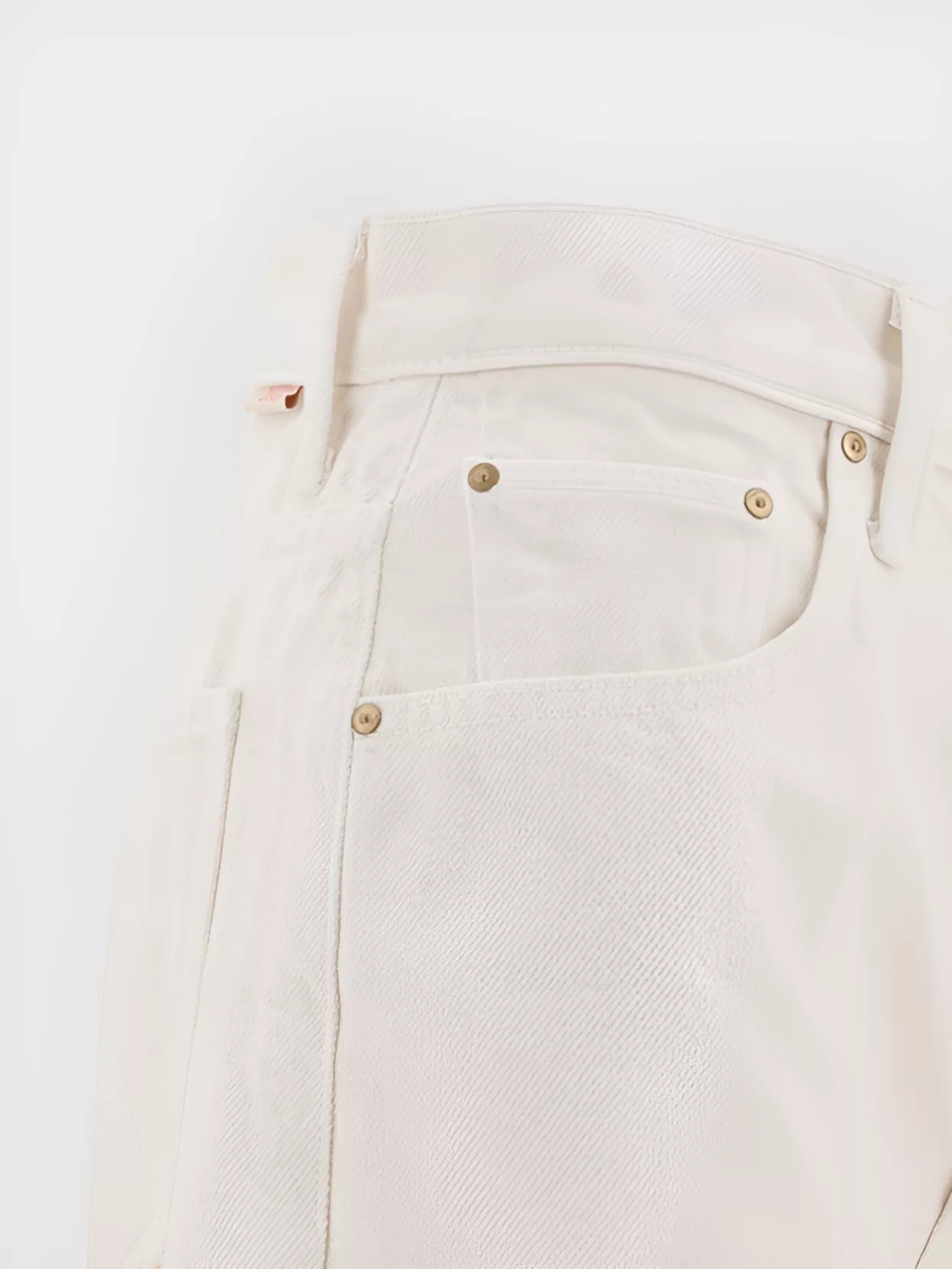 Mother Skinny Waistband Rivet Jeans