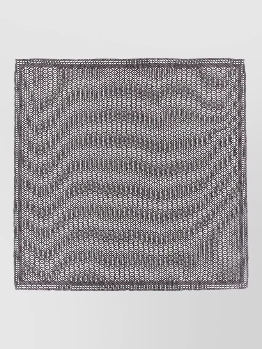 Brunello Cucinelli silk printed pocket square