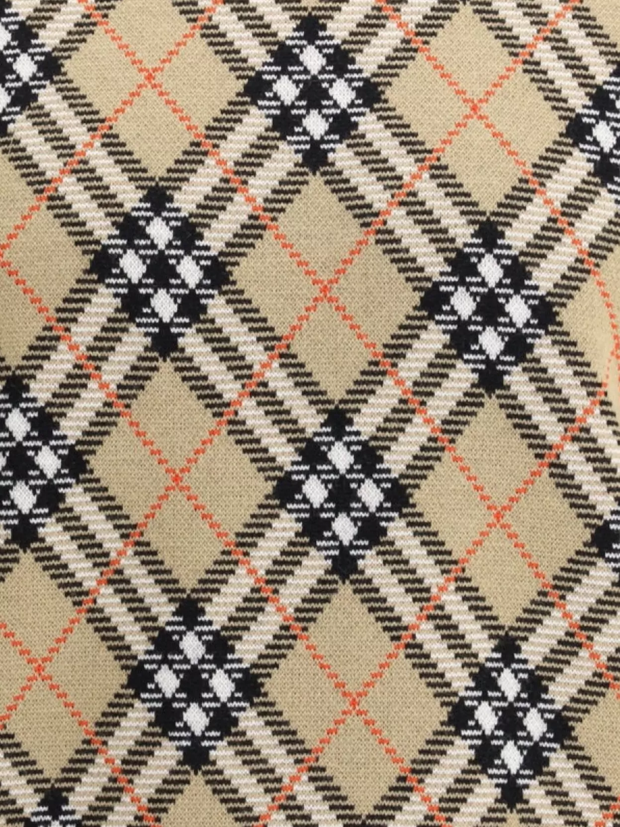 Burberry Check Wool Sweater Archive