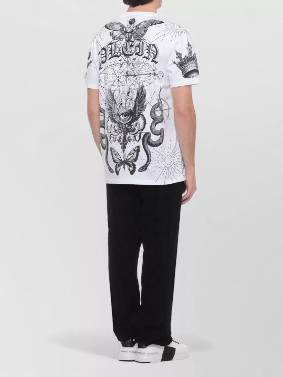 Philipp Plein Printed Cotton Short-Sleeve T-Shirt