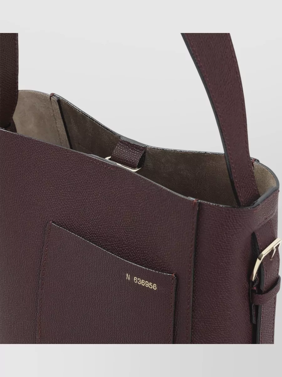 Valextra Small Bucket Shoulder Bag Adjustable Strap