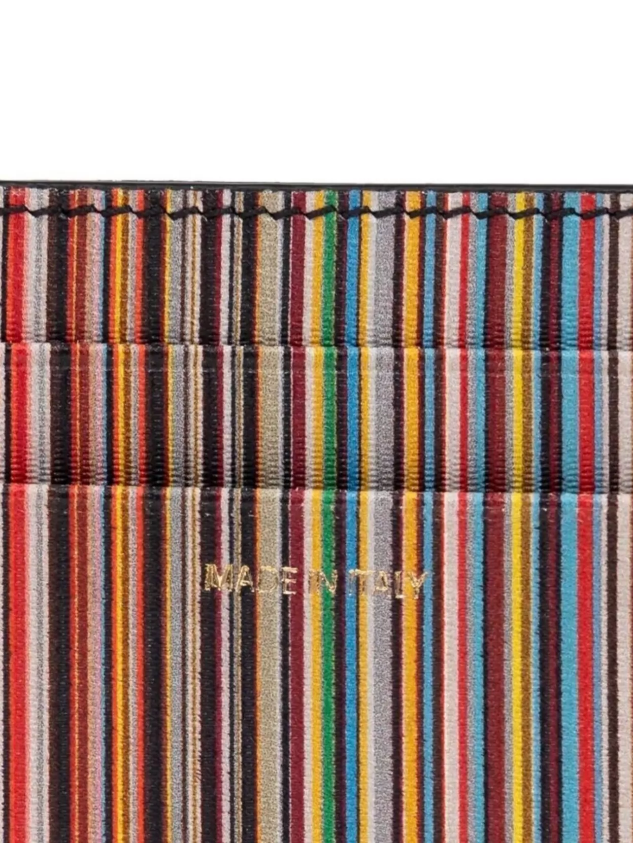 Paul Smith Men's Compact Striped Cardholder Wallet