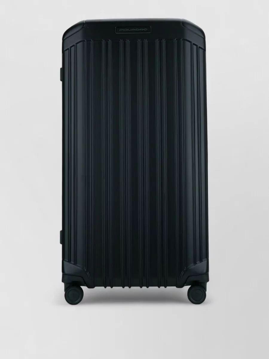 Piquadro hard shell four wheel trolley suitcase