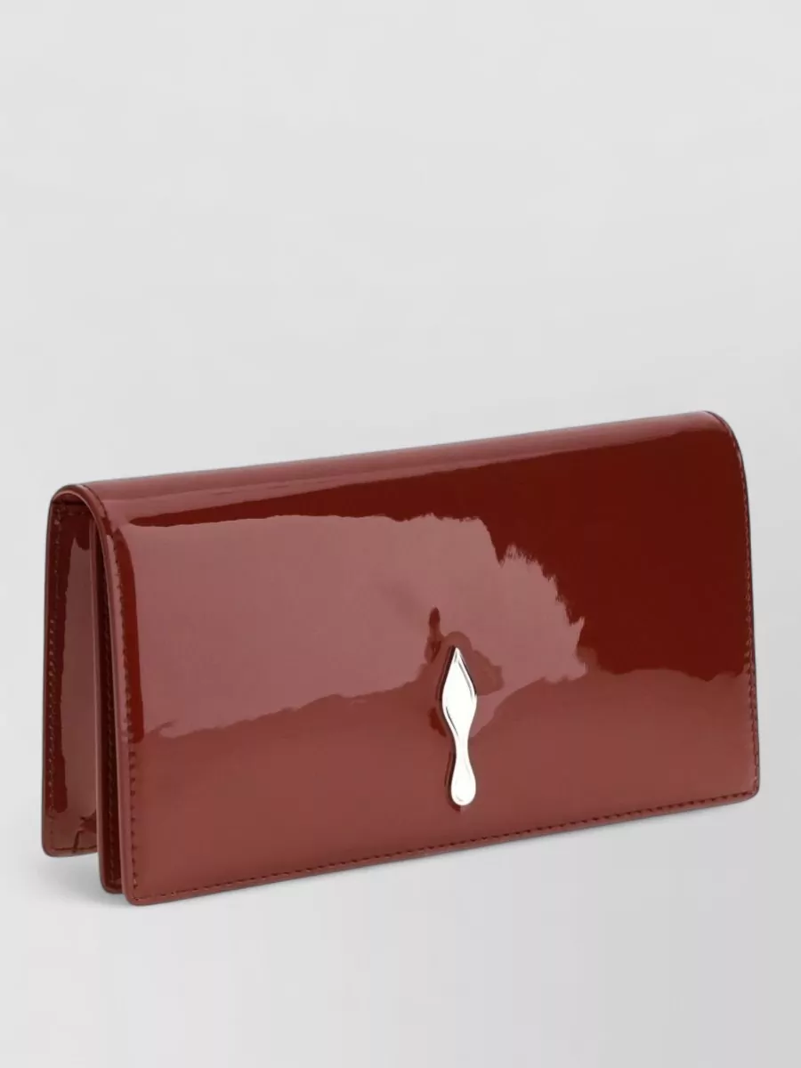 Christian Louboutin bettina patent leather clutch bag