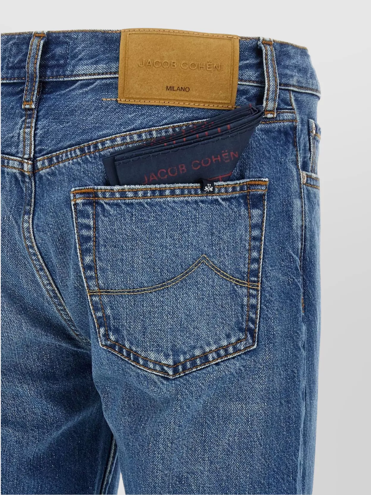 Jacob Cohen Denim Trousers Featuring Five-Pocket Design